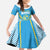 Custom Saint Lucia Kings Cricket Family Matching Puletasi and Hawaiian Shirt Beinspired Go Champion - Wonder Print Shop