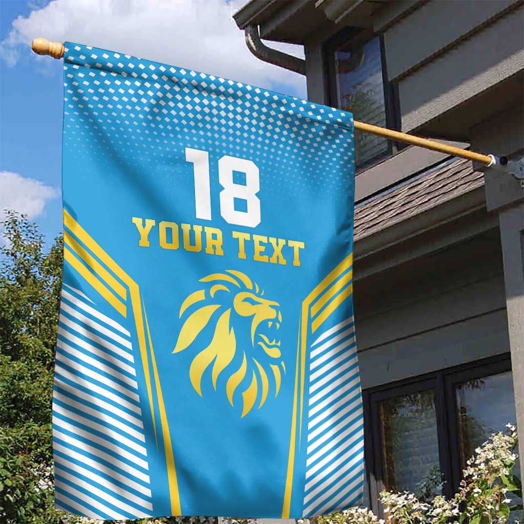 Custom Saint Lucia Kings Cricket Garden Flag Beinspired Go Champion - Wonder Print Shop