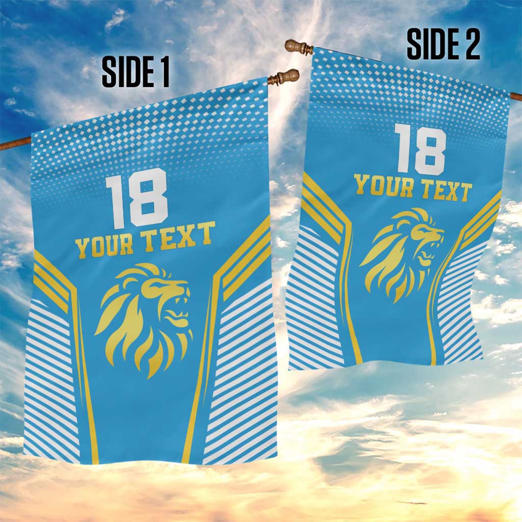 Custom Saint Lucia Kings Cricket Garden Flag Beinspired Go Champion - Wonder Print Shop