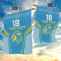 Custom Saint Lucia Kings Cricket Garden Flag Beinspired Go Champion - Wonder Print Shop