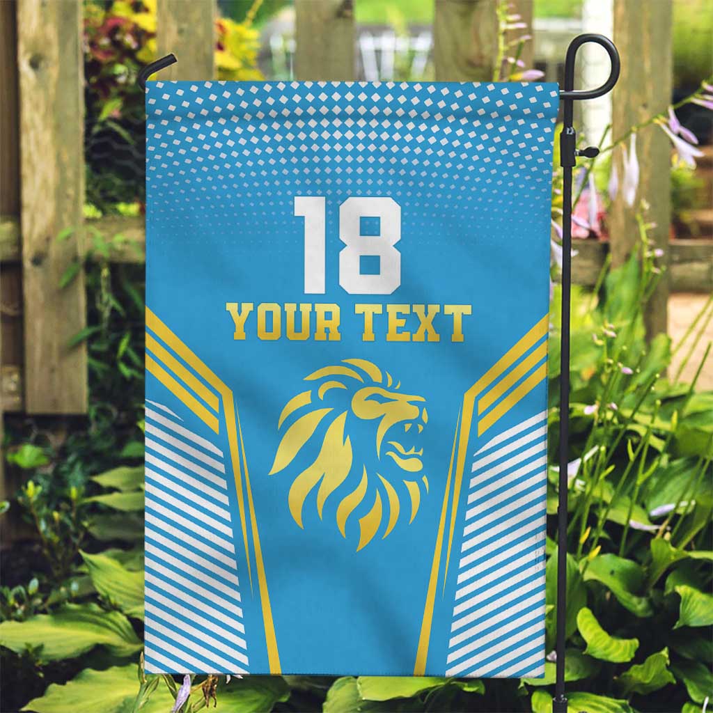 Custom Saint Lucia Kings Cricket Garden Flag Beinspired Go Champion - Wonder Print Shop
