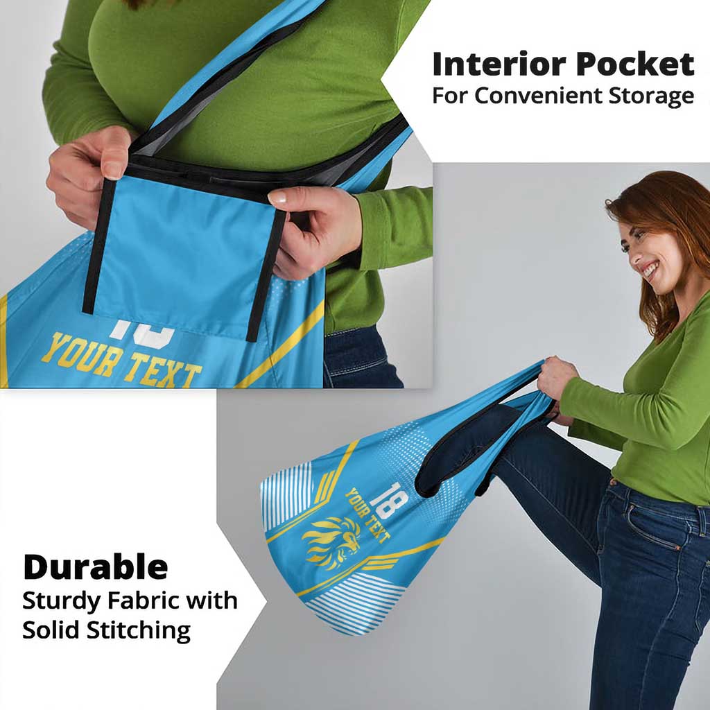 Custom Saint Lucia Kings Cricket Grocery Bag Beinspired Go Champion - Wonder Print Shop