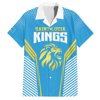 Custom Saint Lucia Kings Cricket Hawaiian Shirt Beinspired Go Champion - Wonder Print Shop