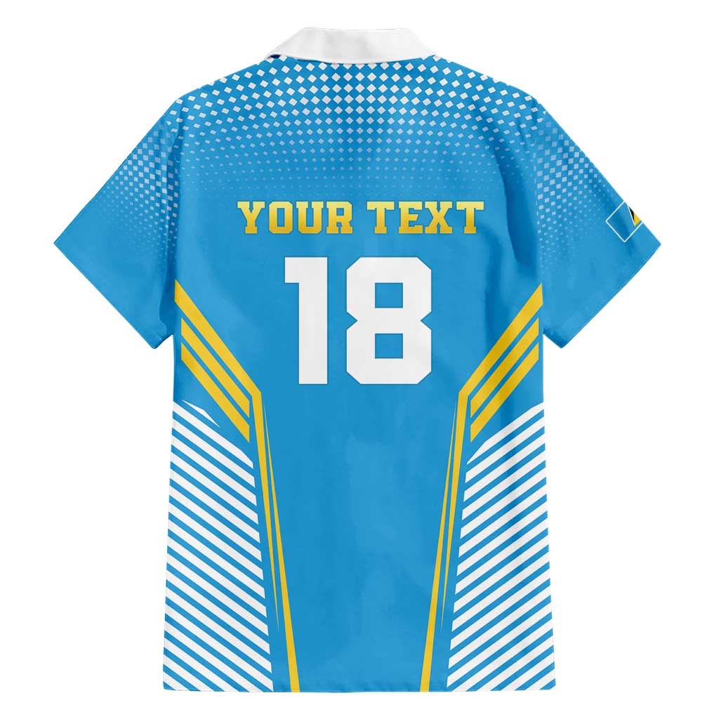 Custom Saint Lucia Kings Cricket Hawaiian Shirt Beinspired Go Champion - Wonder Print Shop