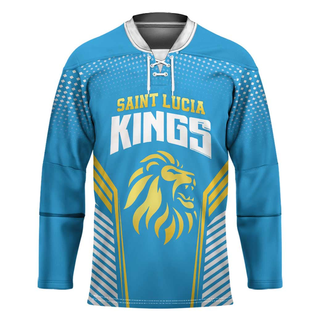 Custom Saint Lucia Kings Cricket Hockey Jersey Beinspired Go Champion - Wonder Print Shop