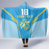 Custom Saint Lucia Kings Cricket Hooded Blanket Beinspired Go Champion - Wonder Print Shop