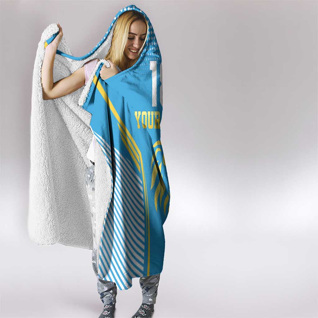 Custom Saint Lucia Kings Cricket Hooded Blanket Beinspired Go Champion - Wonder Print Shop