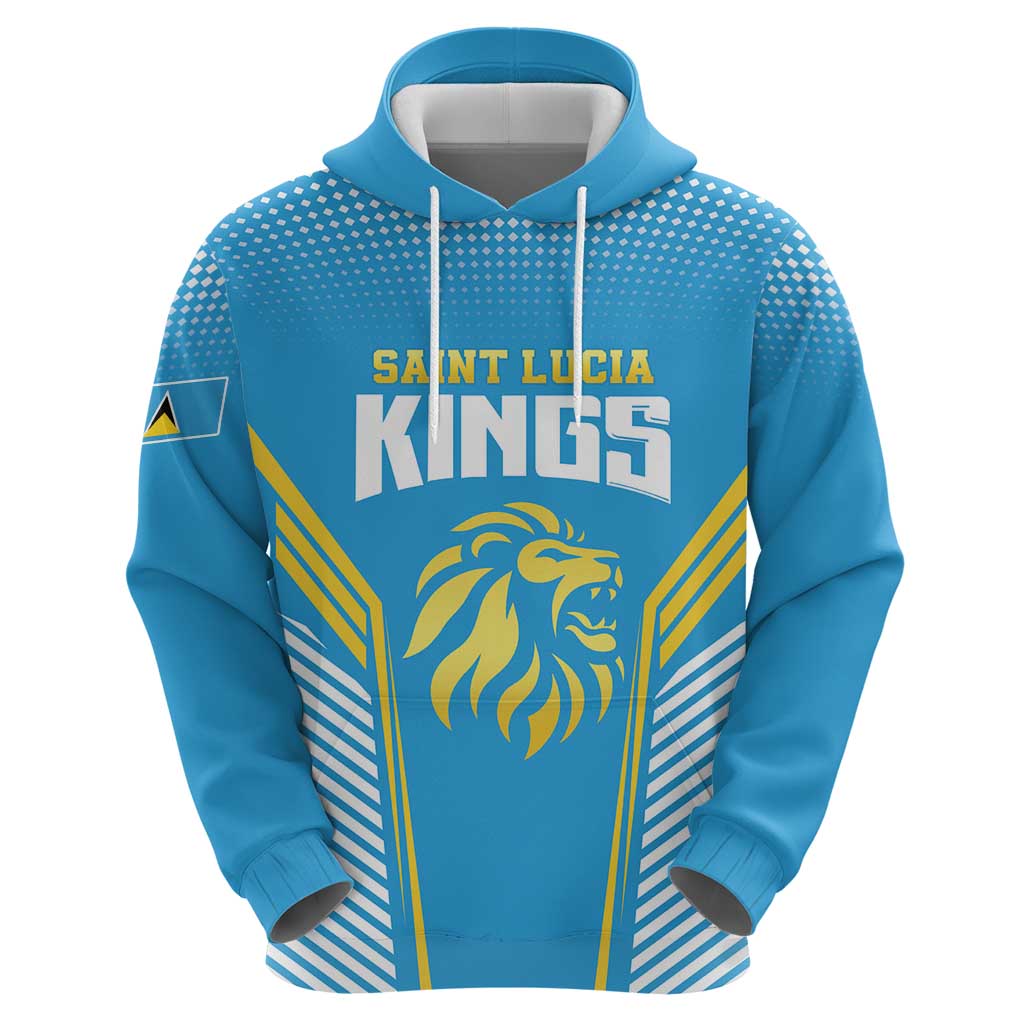 Custom Saint Lucia Kings Cricket Hoodie Beinspired Go Champion - Wonder Print Shop