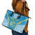 Custom Saint Lucia Kings Cricket Leather Tote Bag Beinspired Go Champion - Wonder Print Shop