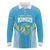 Custom Saint Lucia Kings Cricket Long Sleeve Polo Shirt Beinspired Go Champion - Wonder Print Shop