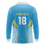 Custom Saint Lucia Kings Cricket Long Sleeve Polo Shirt Beinspired Go Champion - Wonder Print Shop