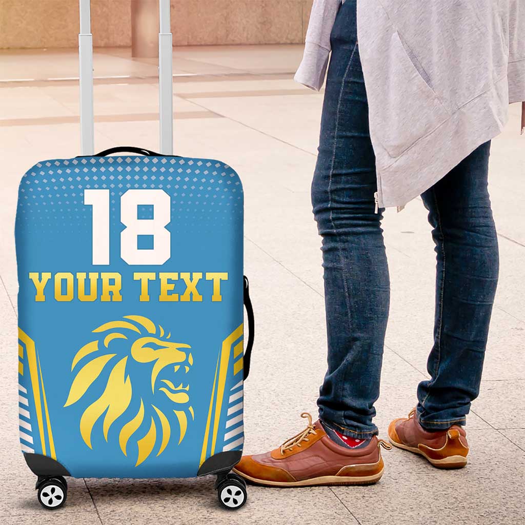 Custom Saint Lucia Kings Cricket Luggage Cover Beinspired Go Champion - Wonder Print Shop