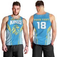 Custom Saint Lucia Kings Cricket Men Tank Top Beinspired Go Champion - Wonder Print Shop