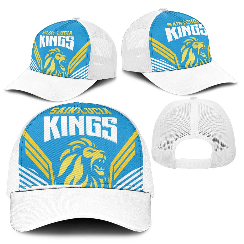 Saint Lucia Kings Cricket Mesh Trucker Cap Beinspired Go Champion - Wonder Print Shop