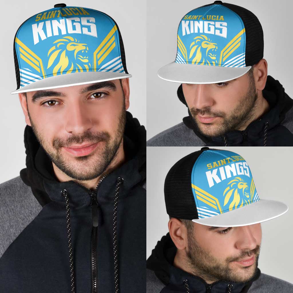 Saint Lucia Kings Cricket Mesh Trucker Cap Beinspired Go Champion - Wonder Print Shop