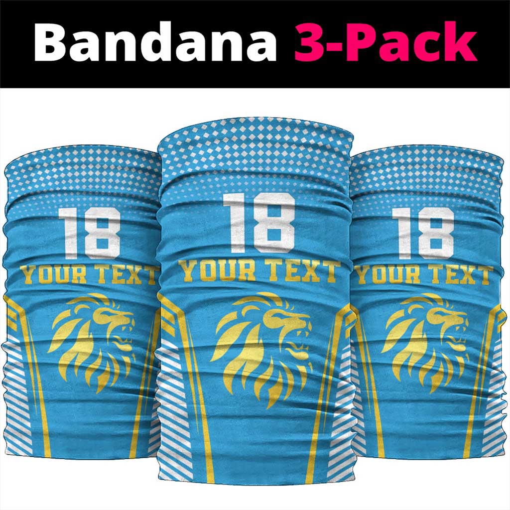 Custom Saint Lucia Kings Cricket Neck Gaiter Beinspired Go Champion - Wonder Print Shop