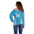 Custom Saint Lucia Kings Cricket Off Shoulder Sweater Beinspired Go Champion - Wonder Print Shop