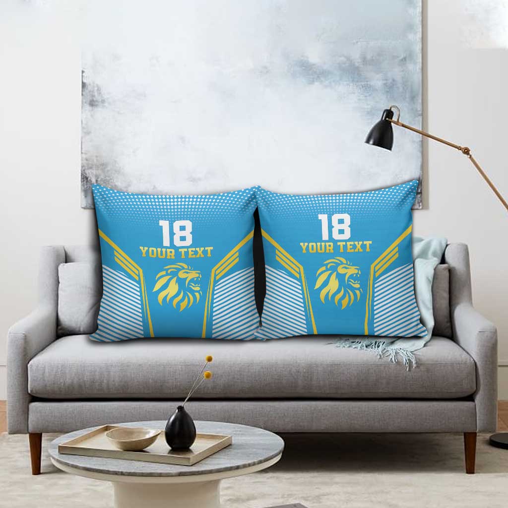Custom Saint Lucia Kings Cricket Pillow Cover Beinspired Go Champion - Wonder Print Shop