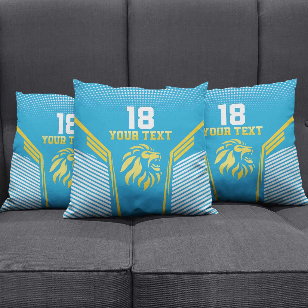 Custom Saint Lucia Kings Cricket Pillow Cover Beinspired Go Champion - Wonder Print Shop