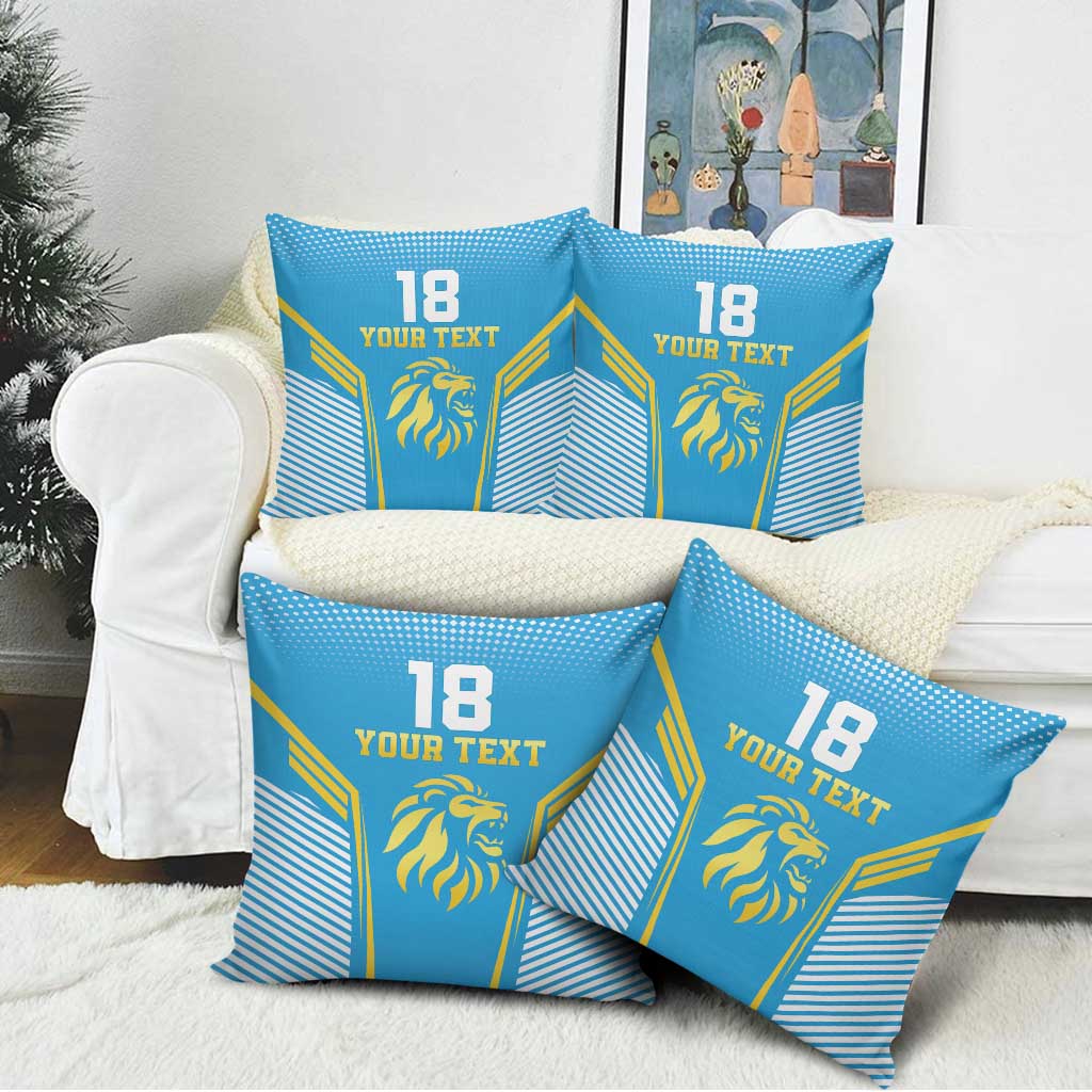 Custom Saint Lucia Kings Cricket Pillow Cover Beinspired Go Champion - Wonder Print Shop