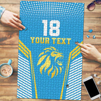 Custom Saint Lucia Kings Cricket Puzzle Beinspired Go Champion - Wonder Print Shop