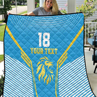 Custom Saint Lucia Kings Cricket Quilt Beinspired Go Champion - Wonder Print Shop