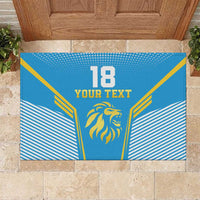 Custom Saint Lucia Kings Cricket Rubber Doormat Beinspired Go Champion - Wonder Print Shop