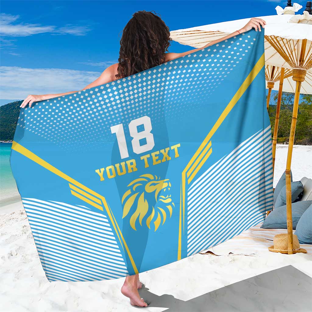 Custom Saint Lucia Kings Cricket Sarong Beinspired Go Champion - Wonder Print Shop