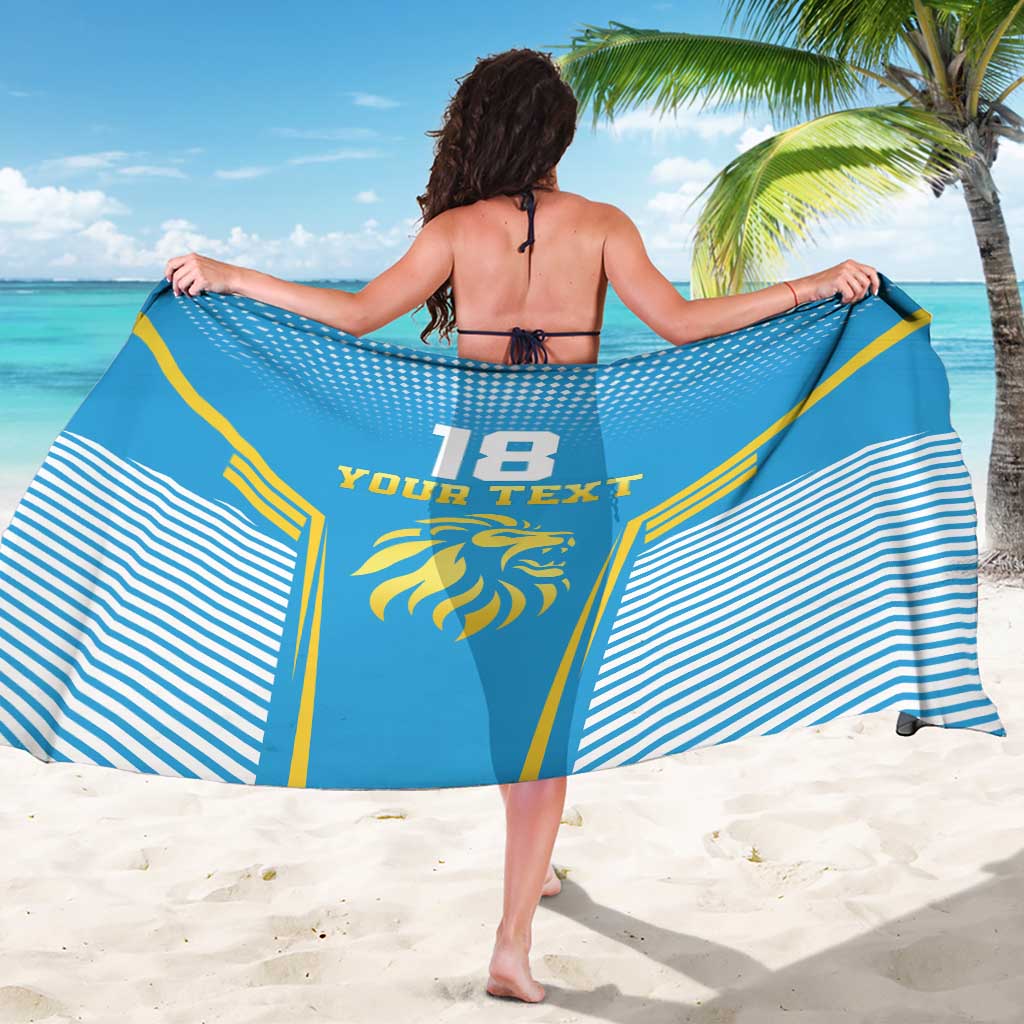 Custom Saint Lucia Kings Cricket Sarong Beinspired Go Champion - Wonder Print Shop