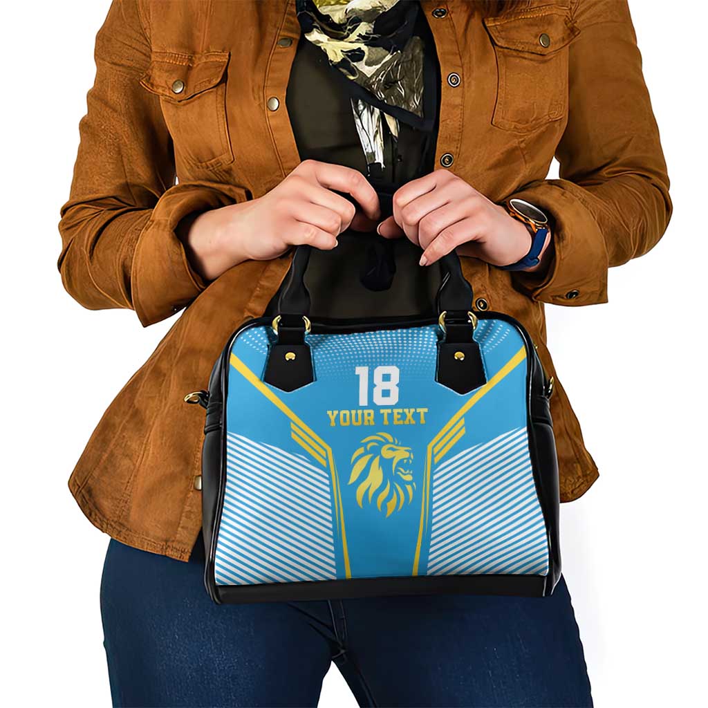 Custom Saint Lucia Kings Cricket Shoulder Handbag Beinspired Go Champion - Wonder Print Shop