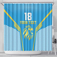 Custom Saint Lucia Kings Cricket Shower Curtain Beinspired Go Champion - Wonder Print Shop
