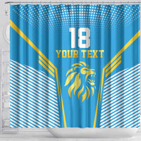 Custom Saint Lucia Kings Cricket Shower Curtain Beinspired Go Champion - Wonder Print Shop