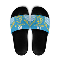 Custom Saint Lucia Kings Cricket Slide Sandals Beinspired Go Champion - Wonder Print Shop