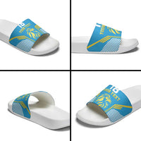 Custom Saint Lucia Kings Cricket Slide Sandals Beinspired Go Champion - Wonder Print Shop