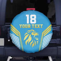 Custom Saint Lucia Kings Cricket Spare Tire Cover Beinspired Go Champion - Wonder Print Shop