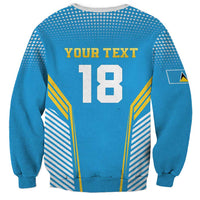 Custom Saint Lucia Kings Cricket Sweatshirt Beinspired Go Champion - Wonder Print Shop