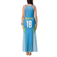 Custom Saint Lucia Kings Cricket Tank Maxi Dress Beinspired Go Champion - Wonder Print Shop