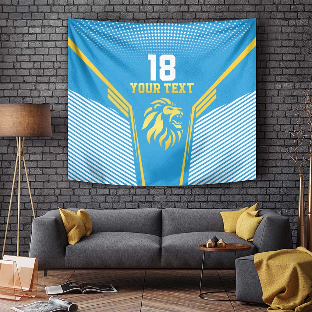 Custom Saint Lucia Kings Cricket Tapestry Beinspired Go Champion - Wonder Print Shop