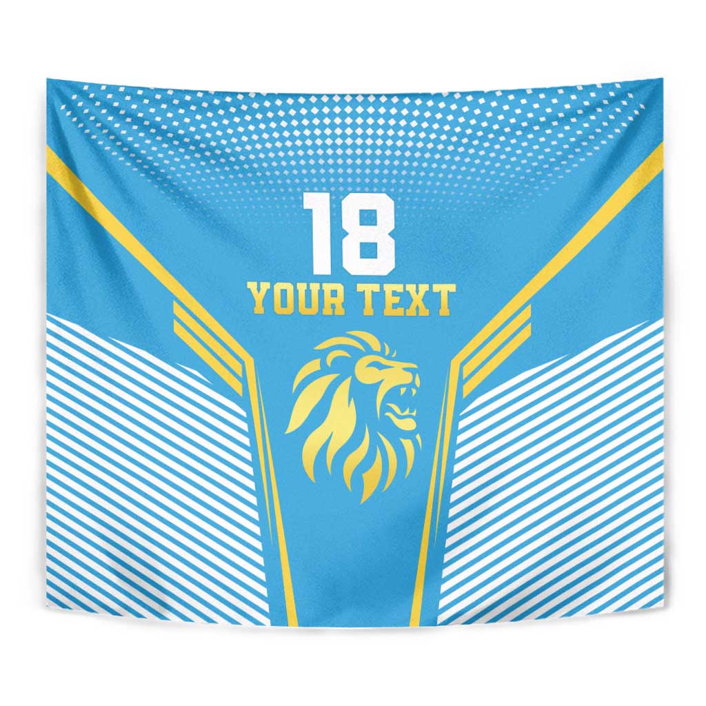 Custom Saint Lucia Kings Cricket Tapestry Beinspired Go Champion - Wonder Print Shop