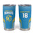 Custom Saint Lucia Kings Cricket Tumbler Cup Beinspired Go Champion - Wonder Print Shop