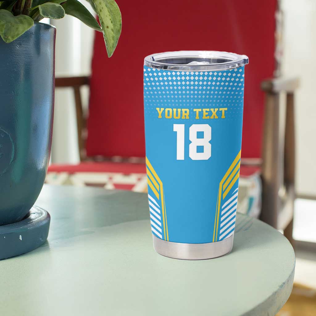 Custom Saint Lucia Kings Cricket Tumbler Cup Beinspired Go Champion - Wonder Print Shop