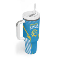 Custom Saint Lucia Kings Cricket Tumbler With Handle Beinspired Go Champion - Wonder Print Shop