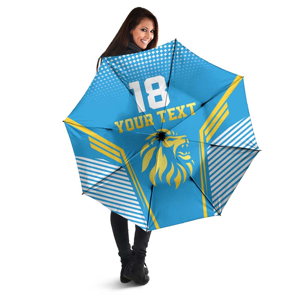 Custom Saint Lucia Kings Cricket Umbrella Beinspired Go Champion - Wonder Print Shop