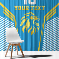 Custom Saint Lucia Kings Cricket Window Curtain Beinspired Go Champion - Wonder Print Shop