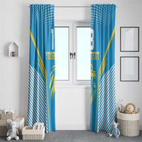 Custom Saint Lucia Kings Cricket Window Curtain Beinspired Go Champion - Wonder Print Shop