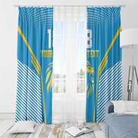 Custom Saint Lucia Kings Cricket Window Curtain Beinspired Go Champion - Wonder Print Shop