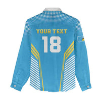 Custom Saint Lucia Kings Cricket Women Casual Shirt Beinspired Go Champion - Wonder Print Shop