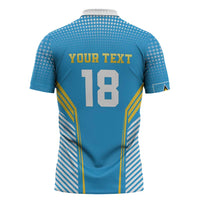 Custom Saint Lucia Kings Cricket Zipper Polo Shirt Beinspired Go Champion - Wonder Print Shop