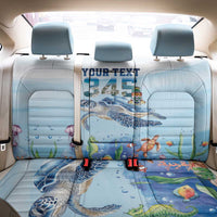 Personalized Cayman Islands 345 Back Car Seat Cover Watercolor Turtle - Wonder Print Shop