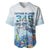 Personalized Cayman Islands 345 Baseball Jersey Watercolor Turtle - Wonder Print Shop